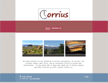 Tablet Screenshot of corrius.com